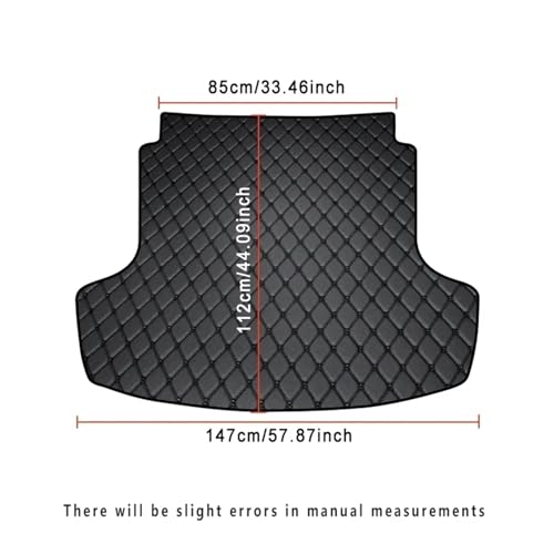 Tapis de coffre pour Hyundai Sonata 2024 imperméable noir