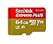 Price comparison product image SanDisk Extreme Plus 64GB microSDXC UHS-I U3 V30 A1 Card SDSQXBG-064G-GN6MA (Certified Refurbished)