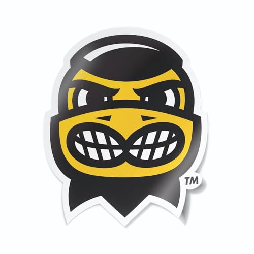 Image of University of Iowa Haweyes Herky Mascot Head Face Weatherproof Vinyl Sticker Car Decal from Nudge Printing