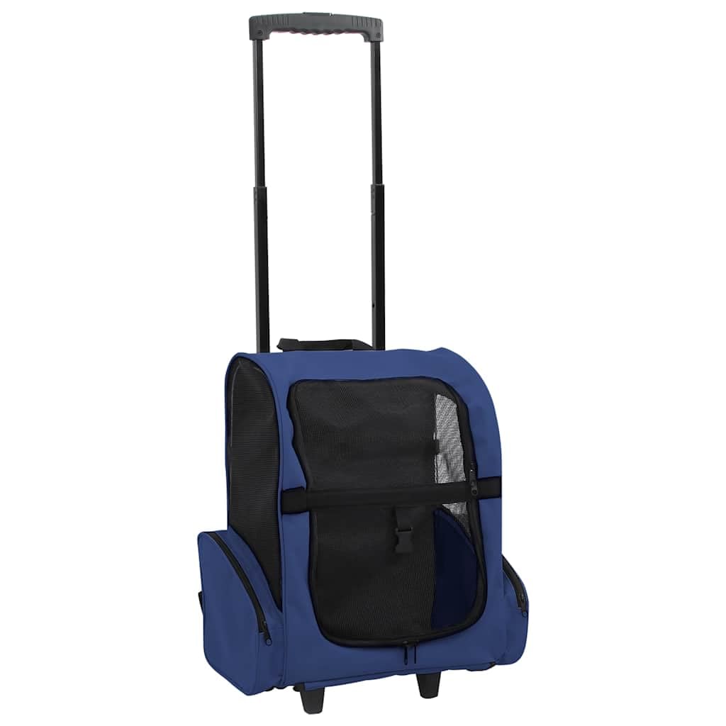 vidaXL Hundetrolley Faltbar Transporttasche Trolley Tragetasche Katze Rucksack