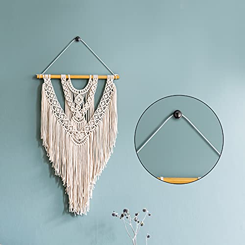 Image of Hotop 50 Pcs Double Headed Picture Hangers Nails Small Head Hanging Nails Picture Photo Hanging Hook Pins Decorative Nail Hook Hangers for Home Office School (Black,Silver,Bronze)
