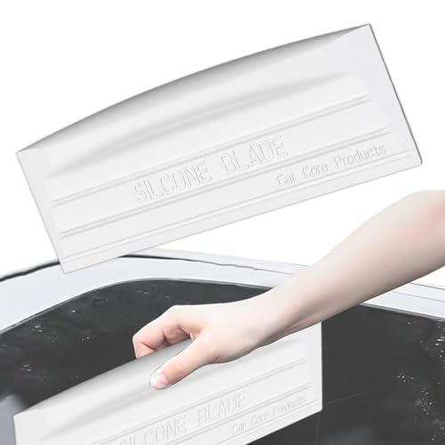 JIEBWCHA Rasqueta de Silicona, rasqueta para Ventanas de Coche, Herramienta de Limpieza Flexible y antiarañazos, para Espejo de de Agua, Lavado de Coche, Coche de Lavado de Interiores