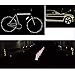 Dzmuero Cinta Adhesiva Reflectante,6 PCS Pulseras Reflectoras,5 cm*3 m Tira Reflectante Película...