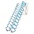 WPORDE Wall Mounted Folding Ladder, Foldable Telescopic Attic Stairs with Armrests, Multi-Purpose Collapsible Attic Steps, Aluminum AlloyLoft Ladder, Attic Stairways with Pull Down (Blue)