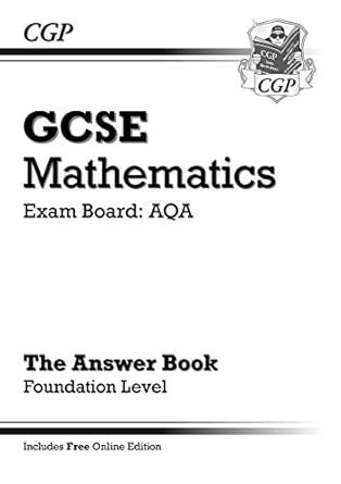GCSE Maths AQA Answers for Workbook with online edition - Foundation (A*-G Resits)