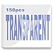 150 Fogli di Note Adesive Trasparenti Impermeabili, Foglietti Adesivi,Riutilizzabile Foglietti Adesivi Per Adatto a Studenti, Insegnanti, Uffici, Scuole(75mm*75mm)