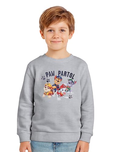 United Labels Pat’Patrouille Sweat garçon – Pull Enfant ML Gris (110-116)