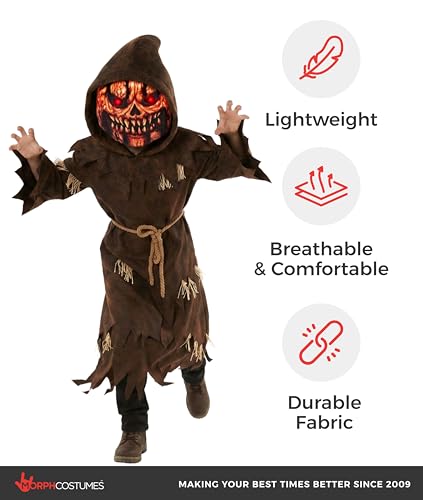 Disfraz de Calabaza y Segador para Niños miniatura 4