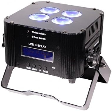 CUBEecho Eternal Lighting RGBWA Unplugged Battery Powered LED Flat Par Can Wireless DMX Built-In