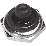 APEM Kappe N36111015 vernickelt, Schwarz, 1 Stück