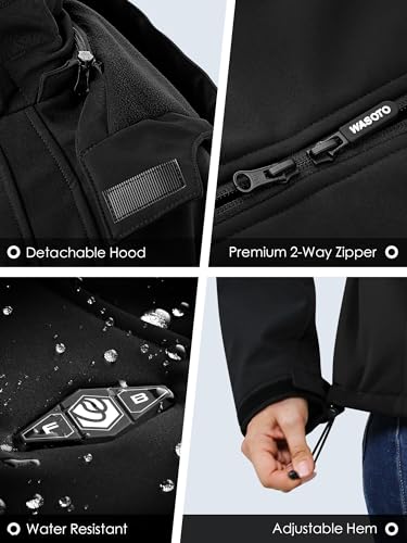 Wasoto RTPB-015P Heated Jackets For Women 16000 Mah Battery Pack Lightweight Water-Resistant Slim Fit Heated Coat thumb #5