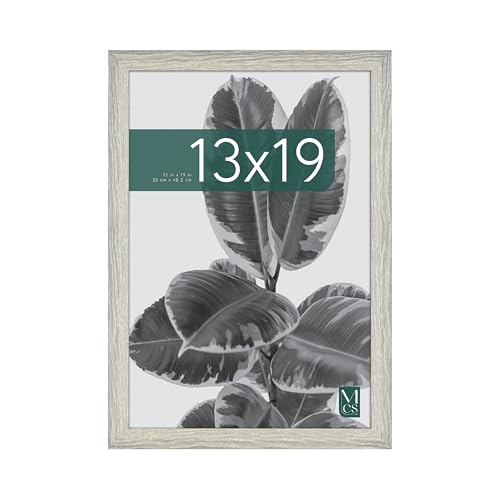 MCS Studio Gallery 13x19 Picture Frame Gray Woodgrain, Rectangle Photo Frame for Photos, Posters & Art Prints (1-Pack)