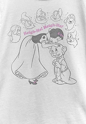 Disney Snow White and The Seven Dwarfs Heigh-ho Line Art Girls Standard T-Shirt2