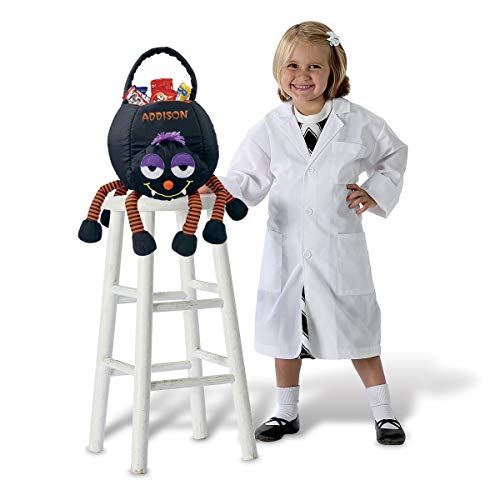 Lillian Vernon Personalized Halloween Treat Bag – Large Trick or Treat Tote & Candy Basket for Kids2