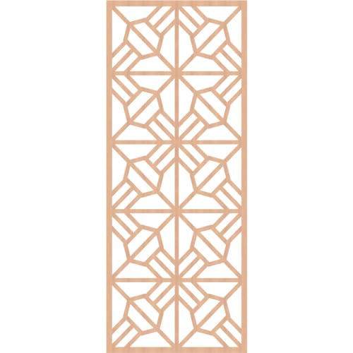 Image of Auburn Decorative Pierced Fretwork Wood Wall Panels, 37 3 /8 inchW x 94 3 /8 inchH x 3 /8 inchT, Alder