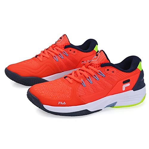 Tênis Fila Float Verve Clay Coral Marinho e Limão-37