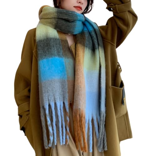 Chunky Scarf for Women Winter Scarves Cold Weather Large Blanket Scarfs Soft Warm Shawl Wraps
