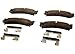 ACDelco 171-626 GM Original Equipment Rear Disc Brake Pad Kit with Brake Pads and Clips