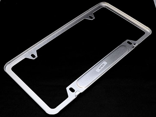 Amazon.co.jp: BMW ナンバープレートフレーム 光沢スチール OEM e30