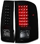 VIPMOTOZ For 2007-2013 Chevy Silverado 1500 2500HD GMC Sierra 3500HD Pickup Truck Black Smoke LED Tail Brake Light Housing Lamp Assembly Driver and Passenger Side Replacement Pair
