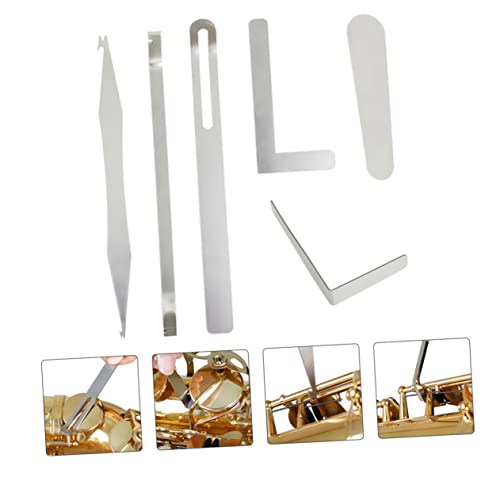WHAMVOX 1set Saxophone Maintenance Tool Musical Instrument Repair Kit for Sax Clarinet Flute Oboe Essential Tools for Woodwind Players and Instrument