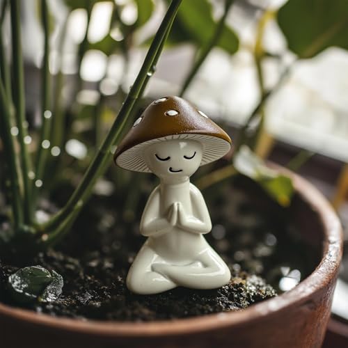 Figura Decorativa de Hongo de Resina miniatura 5