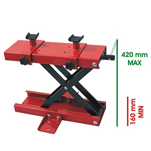 Elevador central de moto soporte profesional eleva pistón crick universal 3