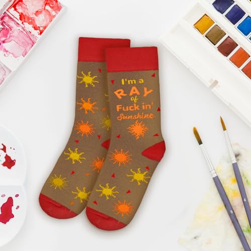 Image of Funny Socks for Women and Teenage Girls, Cute Crazy Unique Novelty Gifts
