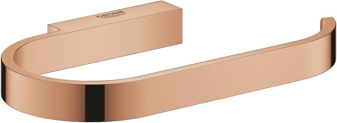 Grohe Toilet Roll Holder, Copper Gloss, Standard