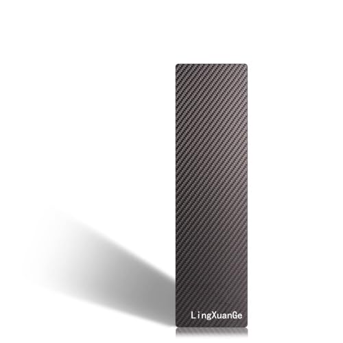 LingXuanGe Tablero de balayage profesional de fibra de carbono - Herramienta de peinado ligera y antideslizante para peluquería, uso en salones de belleza (Color: negro mate H)