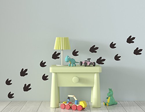 Vinilos Decorativos Huellas de Dinosaurio 32 Piezas miniatura 3