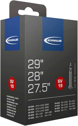 2X Schwalbe SV 19F 29 Plus Freeride Schlauch Sclaverand Ventil