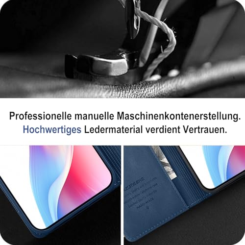 Étui de protection Samsung S24 5G antichoc bleu avec support