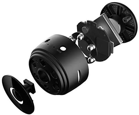 Câmera escondida mini espião, câmera de vigilância de segurança doméstica sem fio WiFi 1080P, câmera