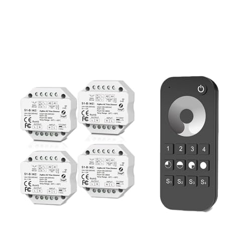Variateur 110V 220V 230V LED Triac avec interrupteur connecté S1B