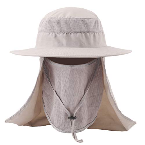 FAMY Fishing hat, Sun Hat, with Removable Neck Face Flap, Fishing Hat UPF