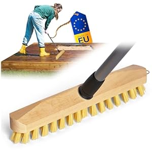 Novaliv Holz-Schrubber mit Teleskopstiel