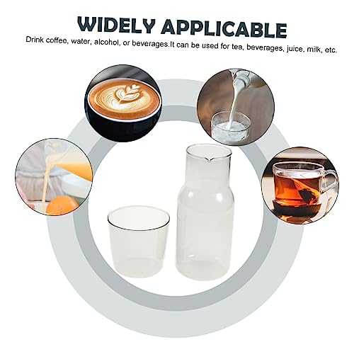 Zerodeko vaso de vidrio gris transparente para beber miniatura 3