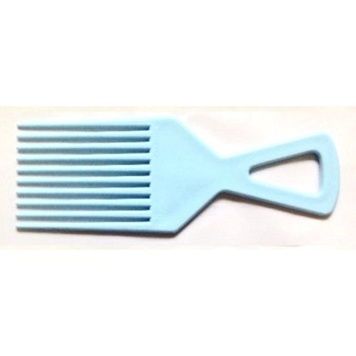 Afro Comb De-tangle Hair Brush Colours Red Orange Blue Yellow, Light Blue
