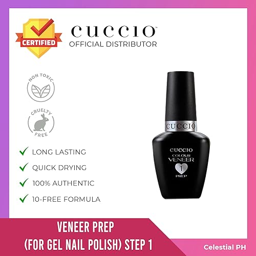 Cuccio Veneer Gel Polish - Prep 6996 13ml miniatura 4