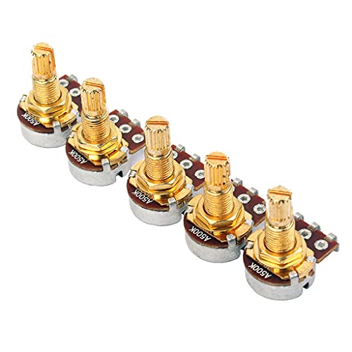 Potentiomètre 500K Guitare Pack 5 - Les Beatles, Paul McCartney, John Lennon, RIngo Starr, George Harrison Potentiomètre 500K Guitare Pack 5