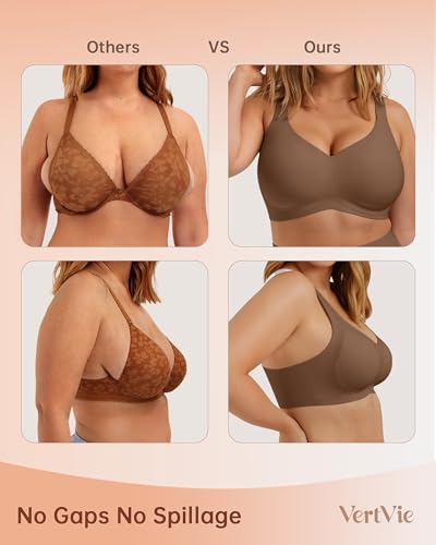 Image of Vertvie Wireless Seamless Jelly Bra Supportive Smoothing