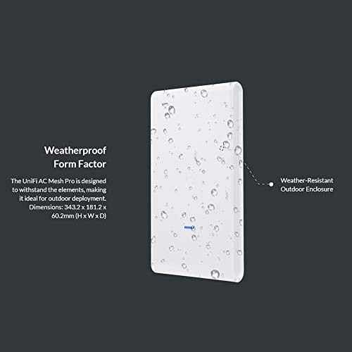 UniFi-AC-Mesh-Wireless-Access-Point-UAP-AC-M-PRO-US-80211ac-3x3-MIMO-Outdoor-Wi-Fi-2-Units 41qMrkX6Z0L