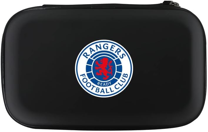 FOCO Officially Licensed Glasgow Rangers Football Club Dart Case Storage Wallet, Crest, Black (W498)