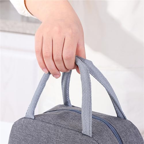 Bolsa Térmica Para Marmita ou Lancheira Com Capacidade De Até 6 Litros Fitness Viajens Cor Cinza