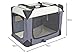 Kerbl Pet Transportbox Journey, 70x52x52cm, grau/beige