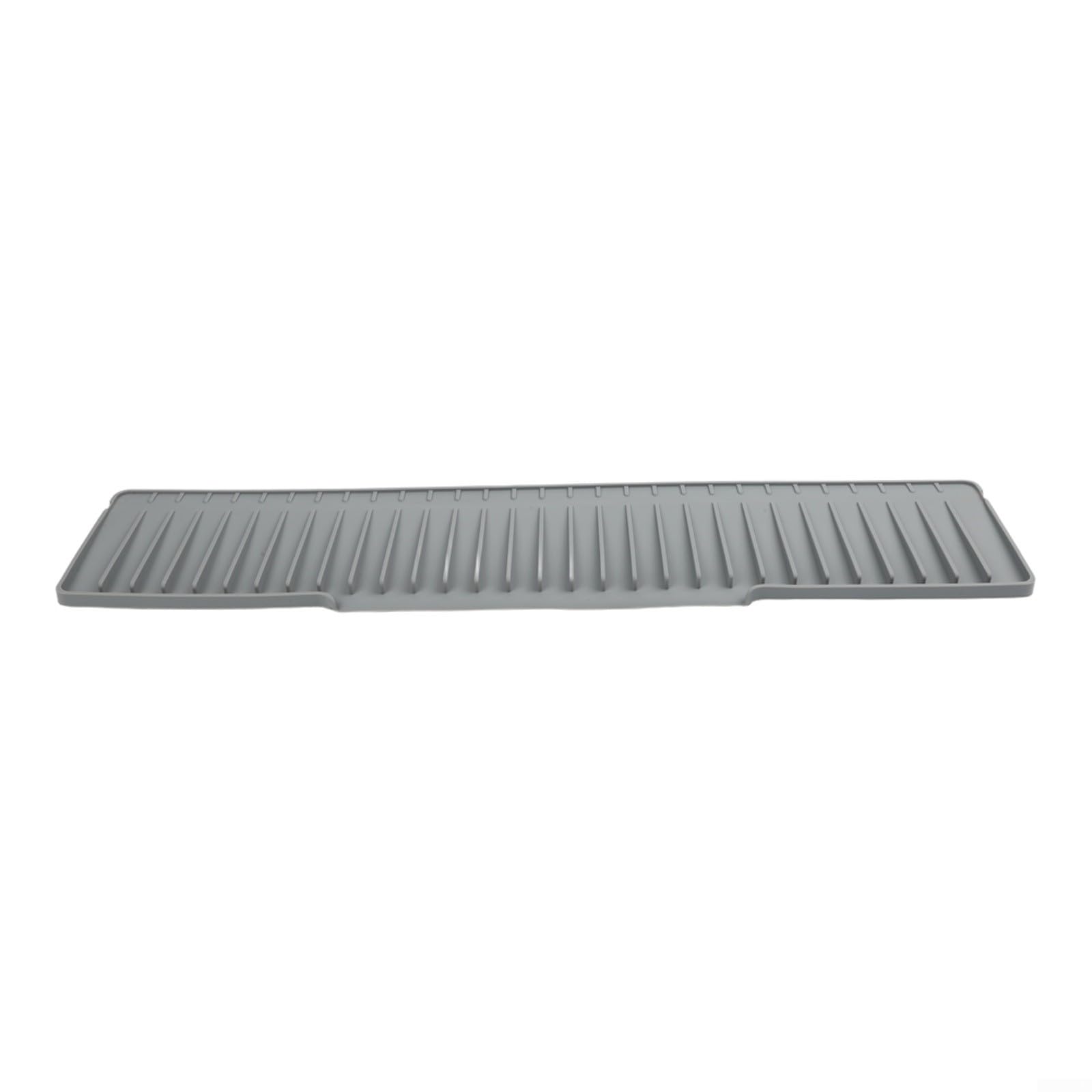 Tappetino Drenante in Silicone per Lavello Bordi Stretti(Grey -60*12CM)
