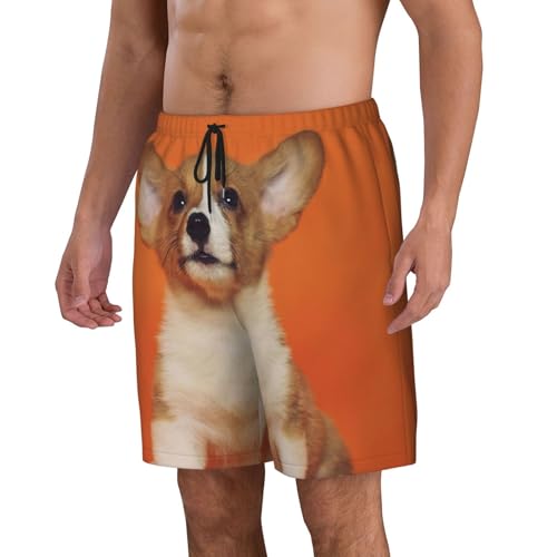 Men's Beach Shorts Puppy Mens Swim Trunks Board Shorts with Pockets Swimwear Bathing Suits2