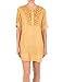Produktbild Iconique IC7-072 Women's Mustard Yellow Cotton Blouse Cover Up Medium