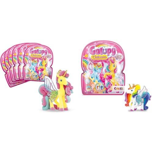 Galupy Unicorn - 6er Pack Einhorn Figuren & Unicorn - Einhorn Spielzeug zu...